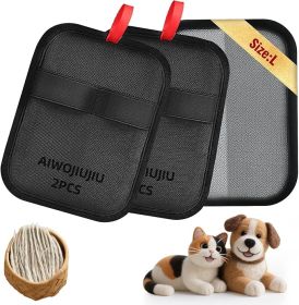 2 Pcs Pet Hair Removal Glove - Upgraded Electrostatic Pet Hair Remover Gloves for Cats & Dogs 2 Pcs Pet Hair Removal Glove - Upgraded Electrostatic Pet Hair Remover Gloves for Cats & Dogs